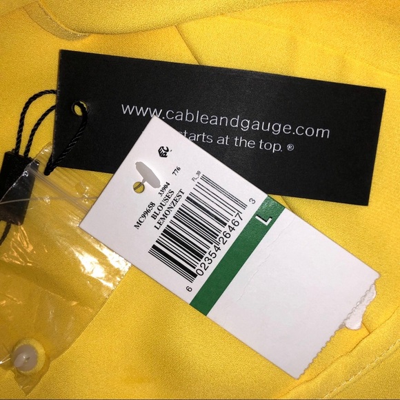 NWT- Cable and Gauge Blouse Size L - Picture 8 of 8